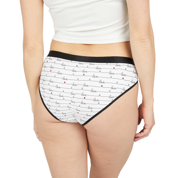 Love Design Underwear women's briefs with all-over love print