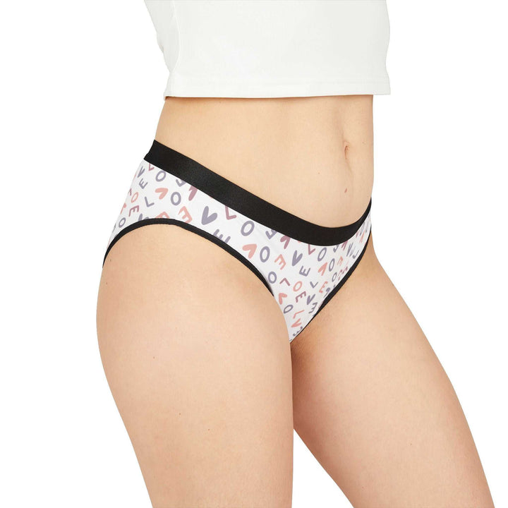 Love Pattern Underwear briefs with elastic waistband