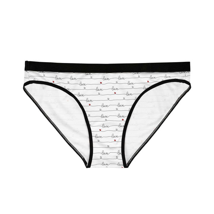 White Love Design Underwear briefs