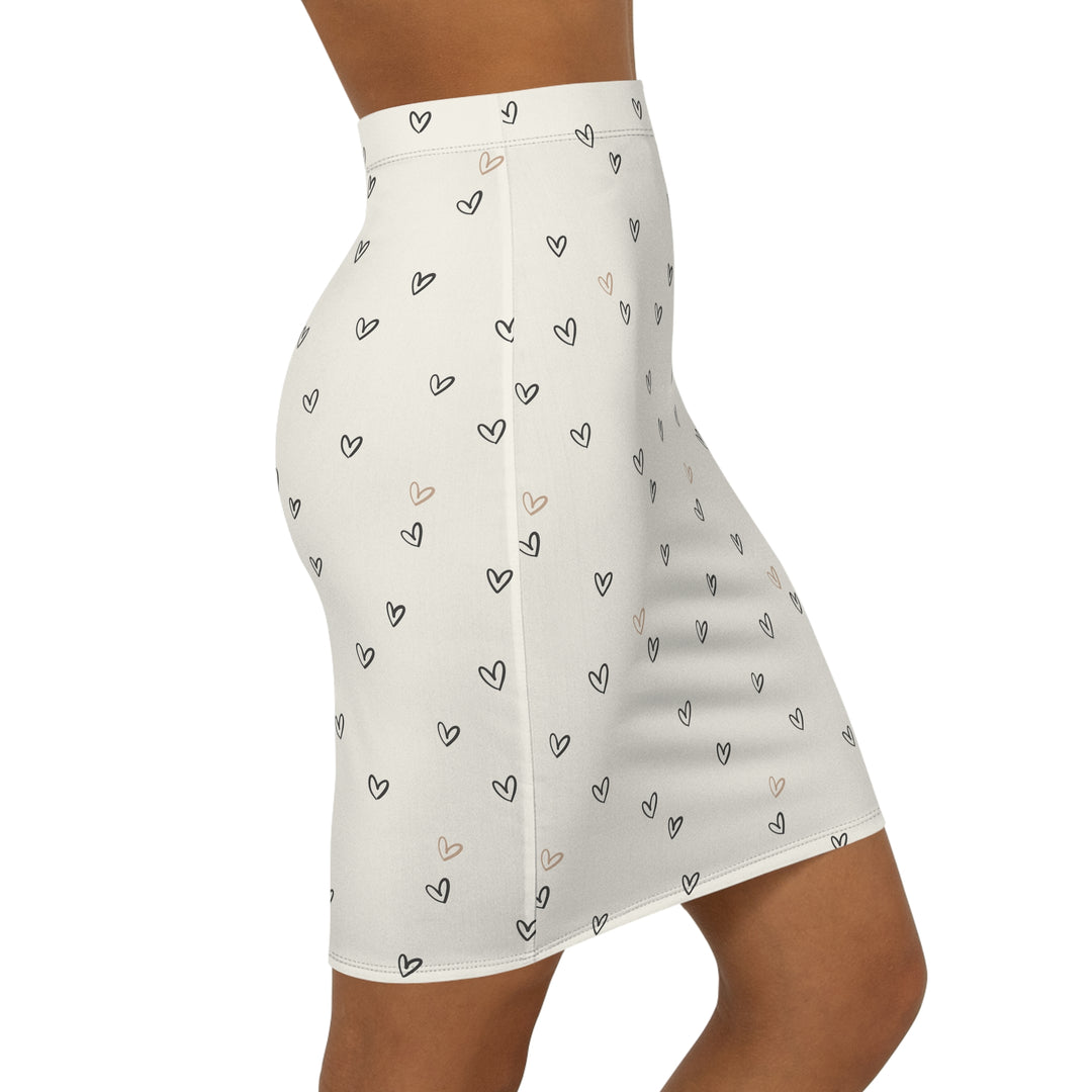 Hearts Pattern Skirt