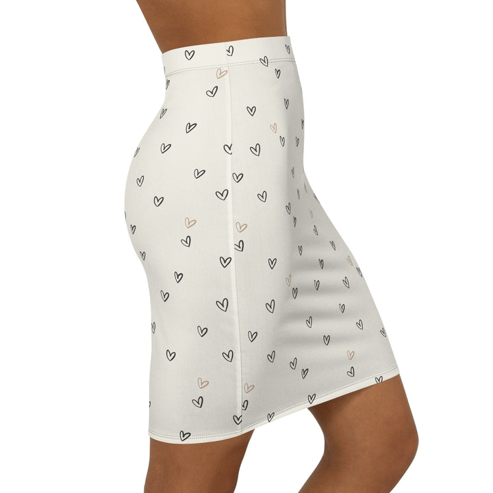 Hearts Pattern Skirt