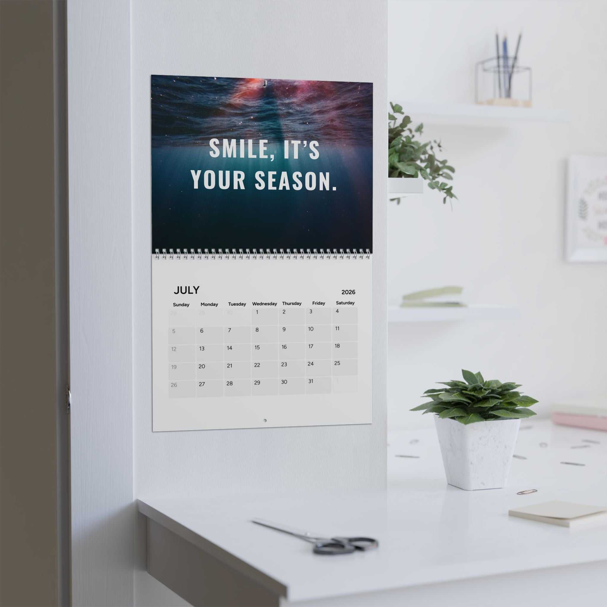 2026 Good Vibes wall calendar