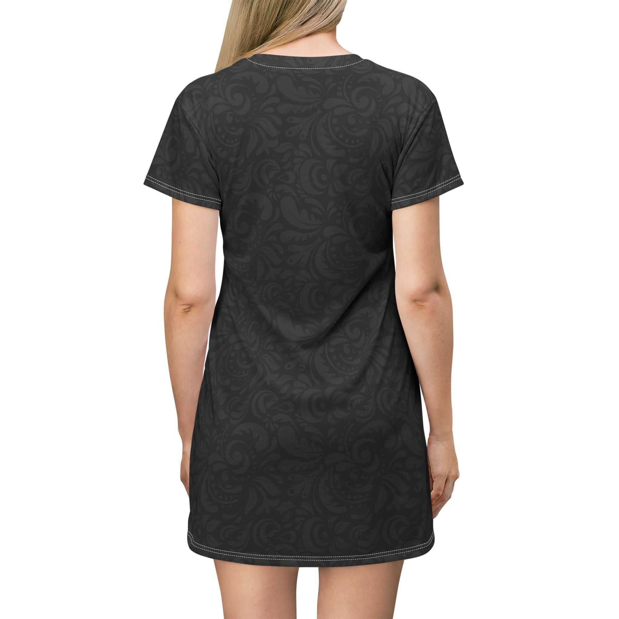 Back view of Dream Big T-Shirt Dress