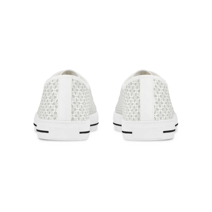 Back view of personalized men's Christian sneakers
