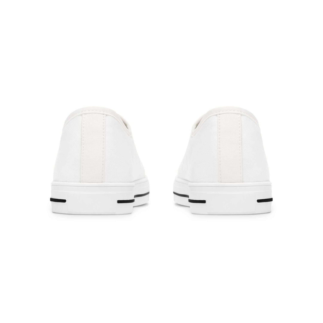 Back view of white Women's Blessed Sneakers