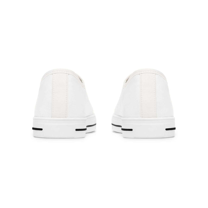 Back view of white Women's Blessed Sneakers