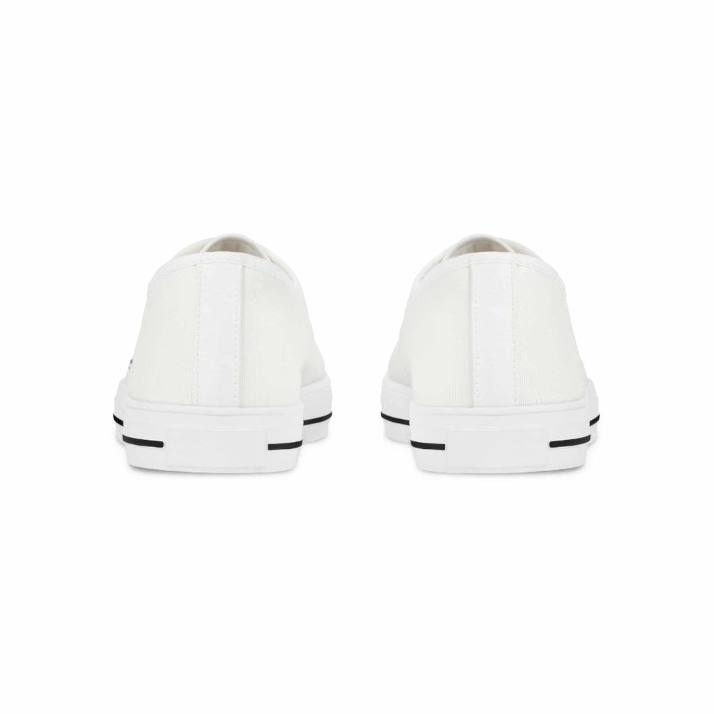 Back view of white men's Eagle Mindset Sneakers