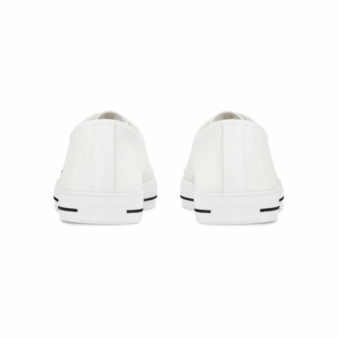 Back view of white men's Eagle Mindset Sneakers