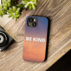 Be Kind phone case with dual-layer protection