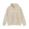 Beige Hallelujah Hoodie with kangaroo pocket