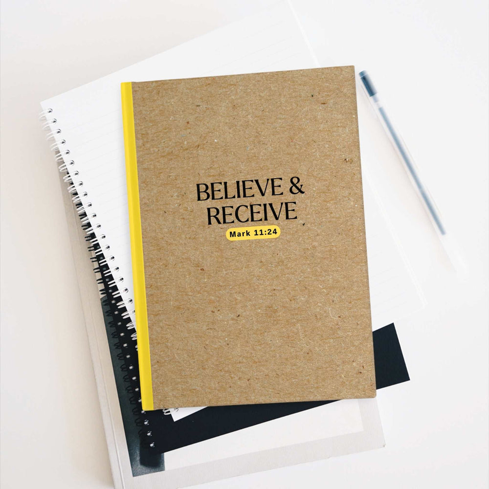 Believe & Receive Vision Board notebook