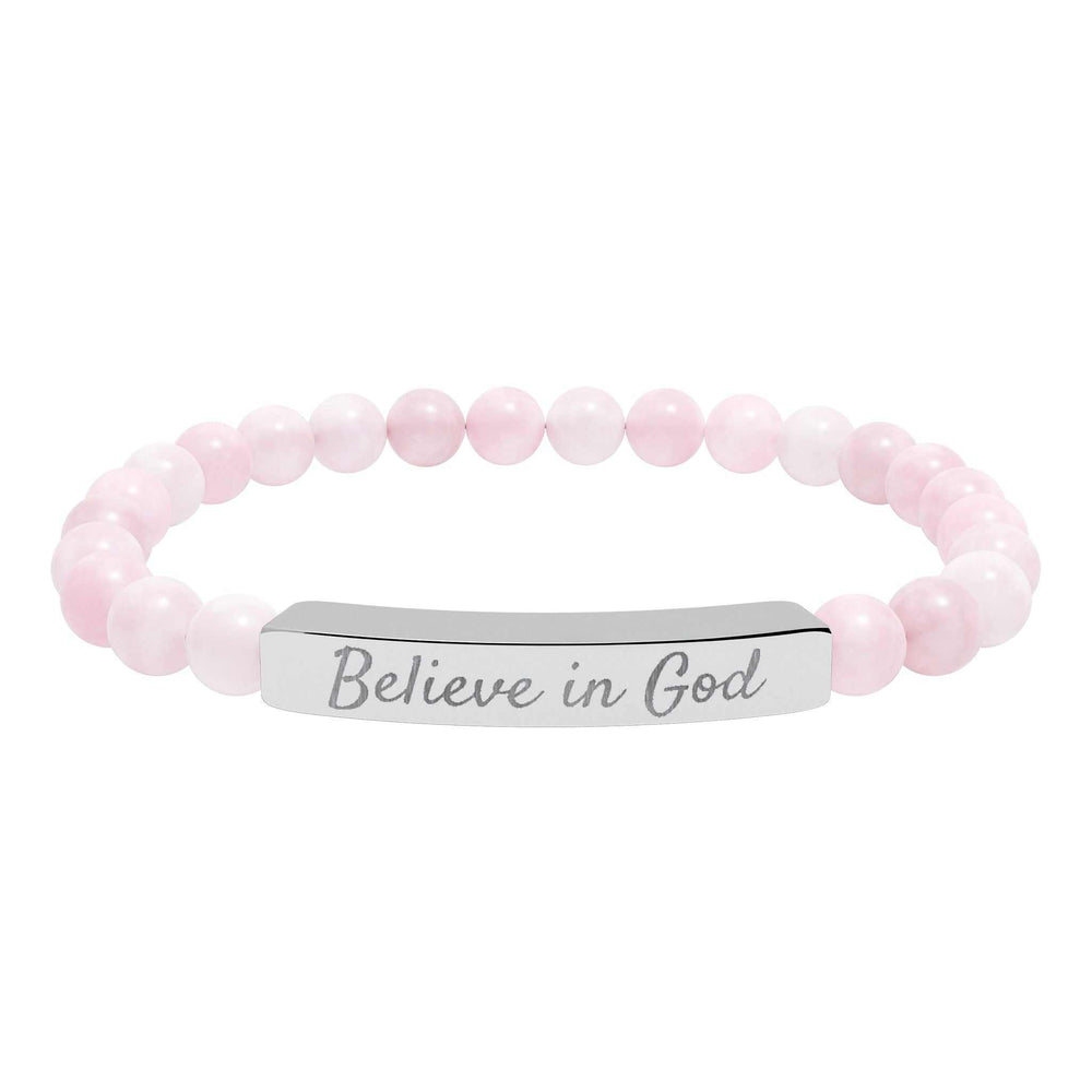 Believe in God Bracelet with faith text