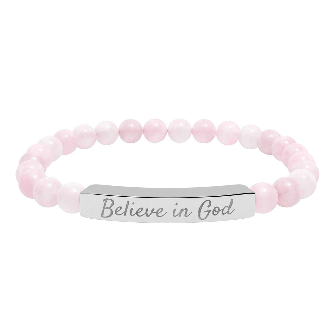 Believe in God Bracelet with faith text