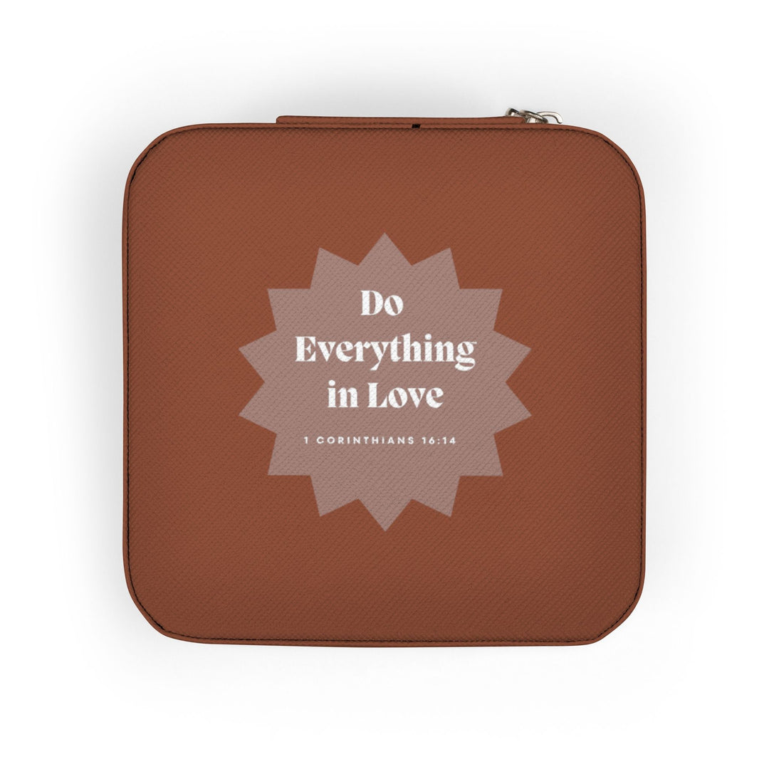 Bible Quote Travel Case with "Do Everything in Love" text