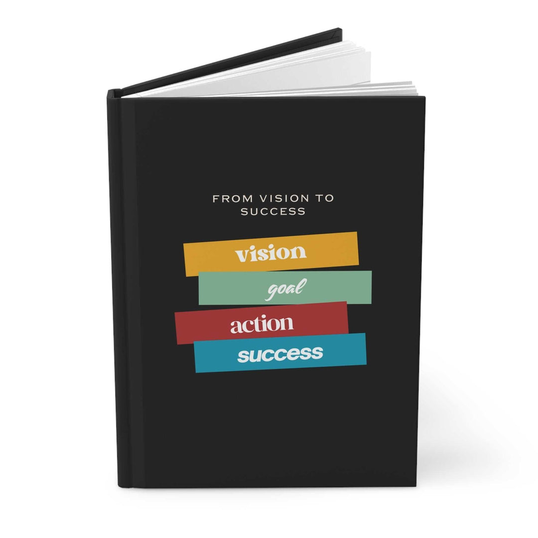 Vision To Success journal with durable cover, motivational design, and 150 lined pages for organization and focus