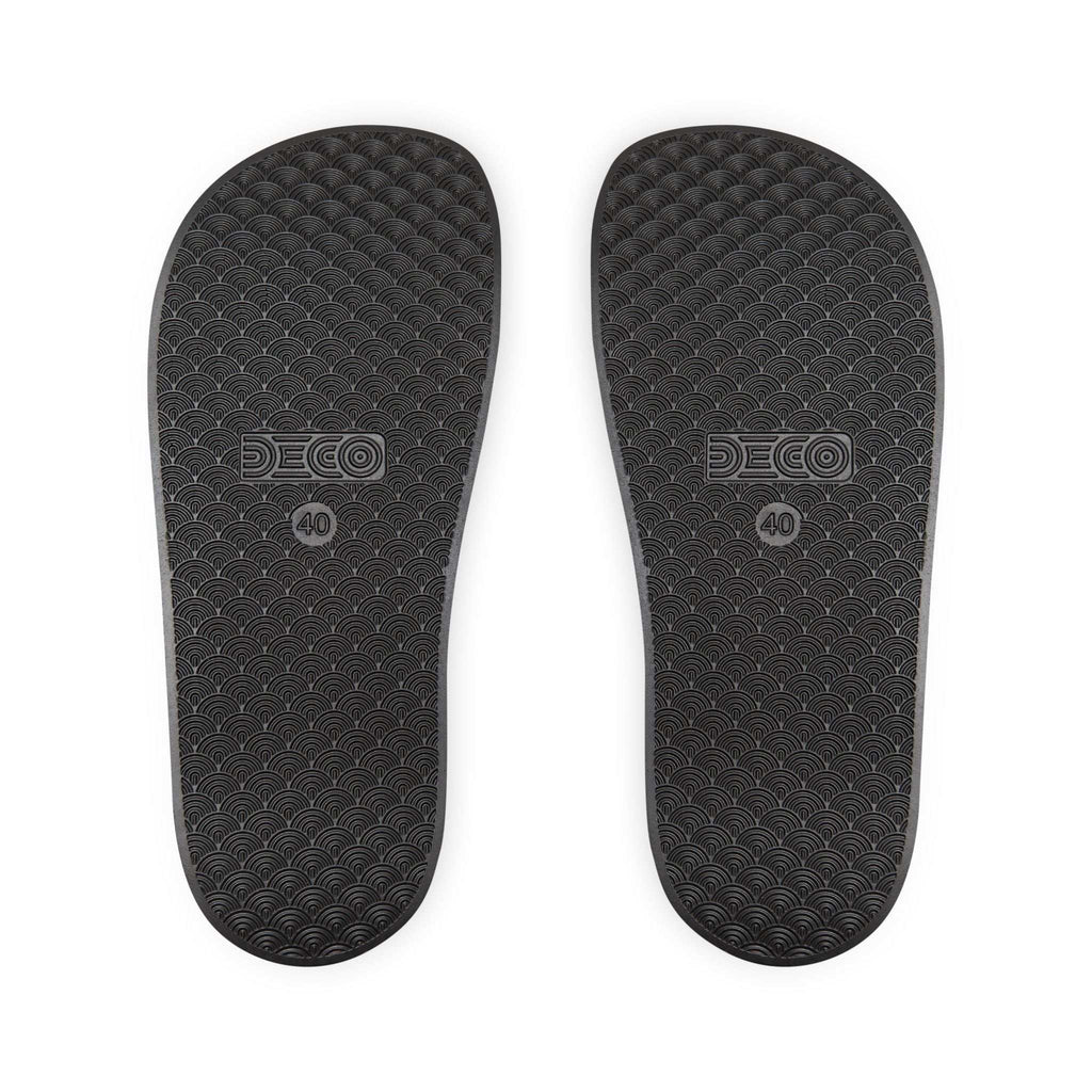Black polyurethane outsole of Men's Blessed Sandals