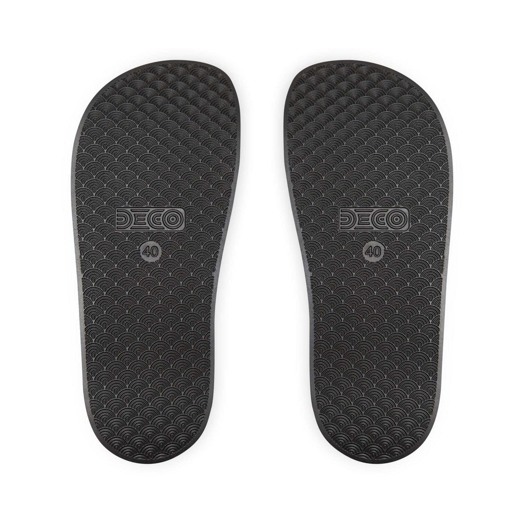 Black polyurethane outsole of Men's Blessed Sandals