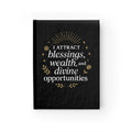 Blessed Life Vision Board hardcover notebook with inspirational quote