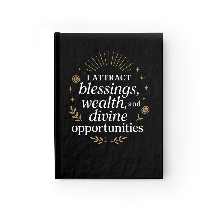Blessed Life Vision Board hardcover notebook with inspirational quote