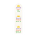 Bookmark with "Good Vibes Only" text and sun design