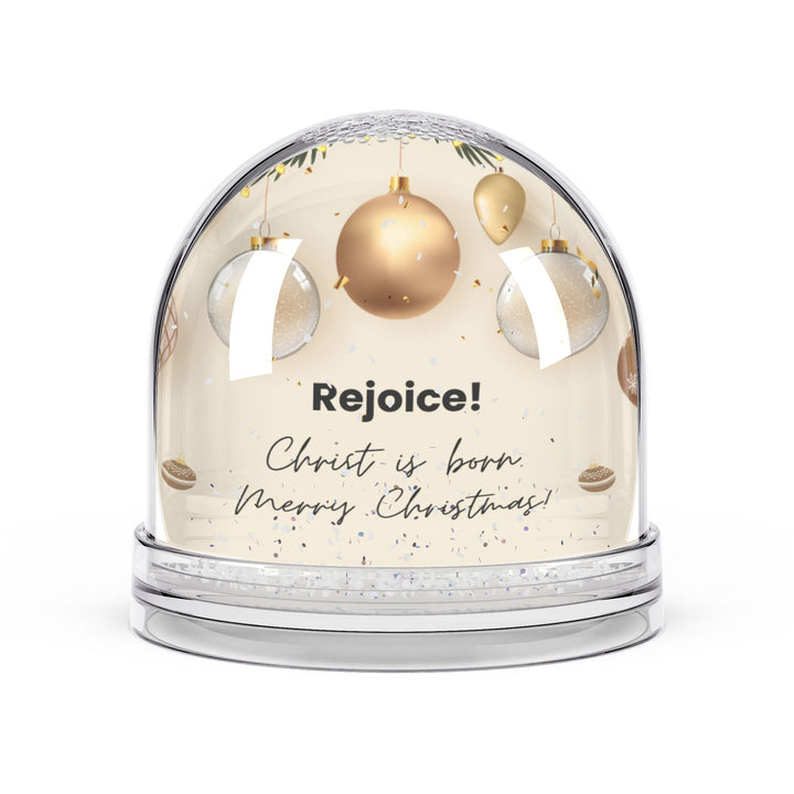 Christ is Born Snow Globe
