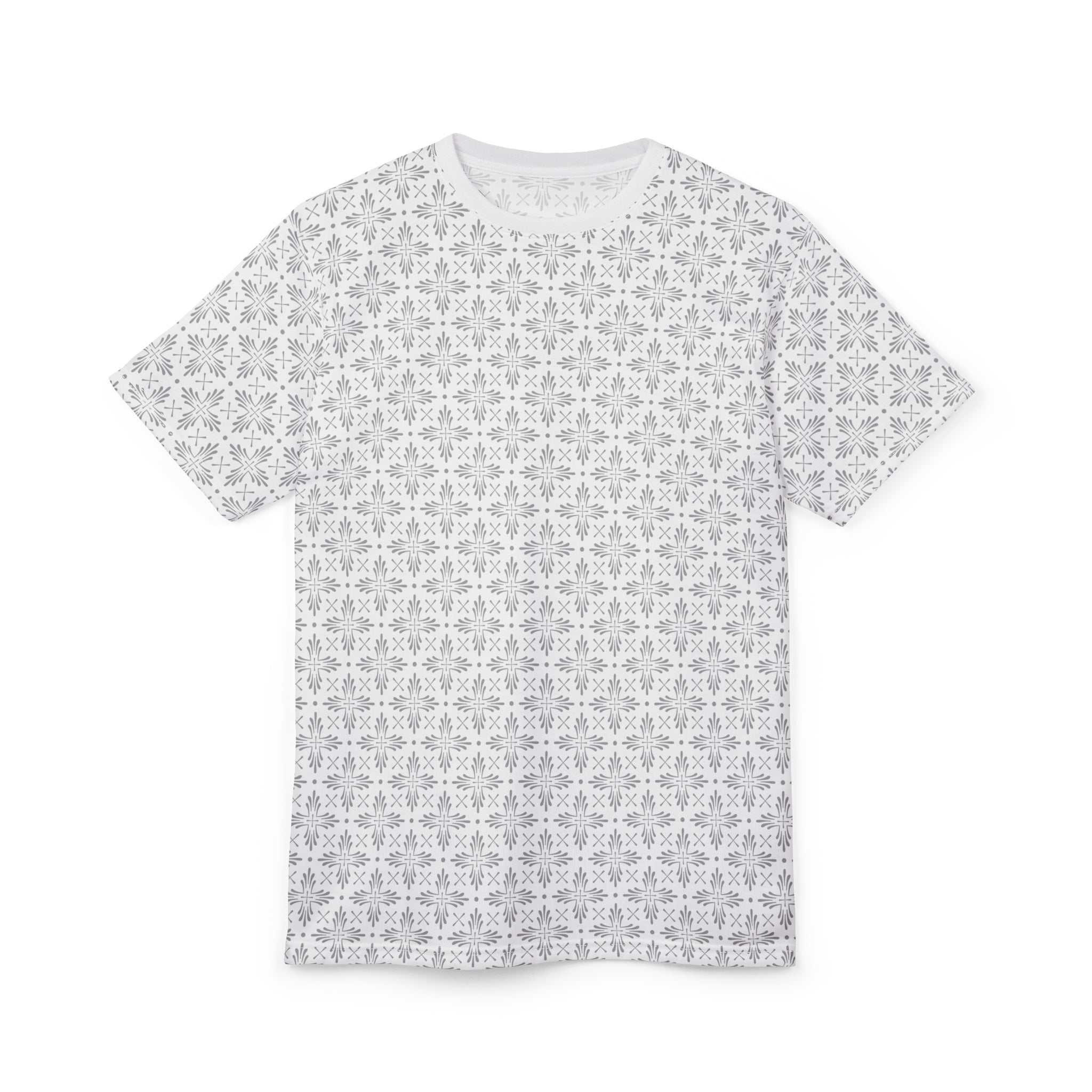 Christian Cross T-Shirt with all-over cross pattern