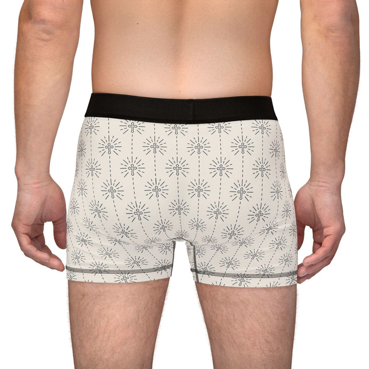 Christian Design Men's Boxers with black waistband