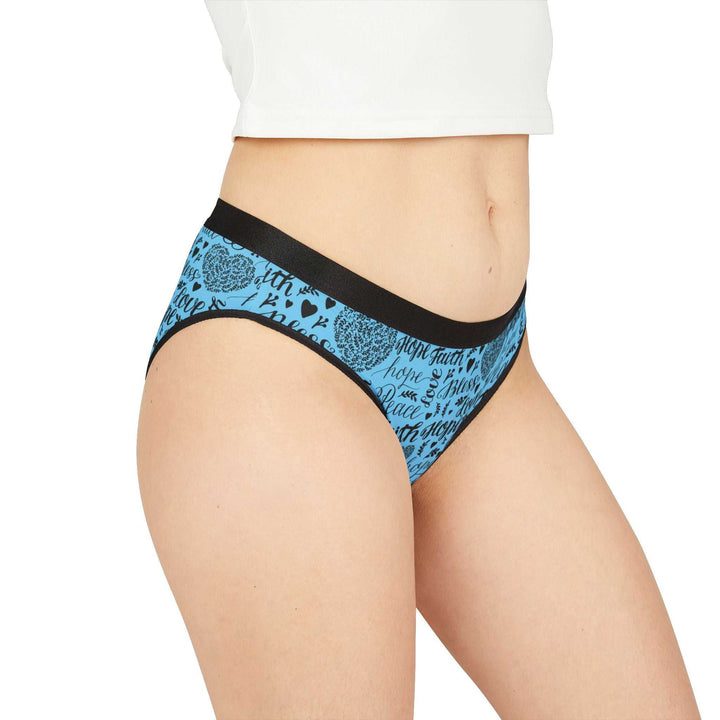Christian design underwear briefs with black waistband