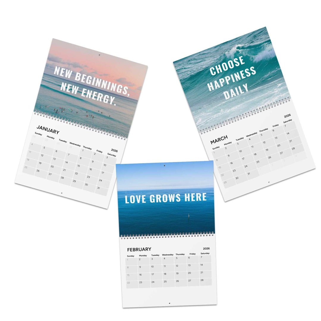 Colorful Good Vibes Calendar 2026