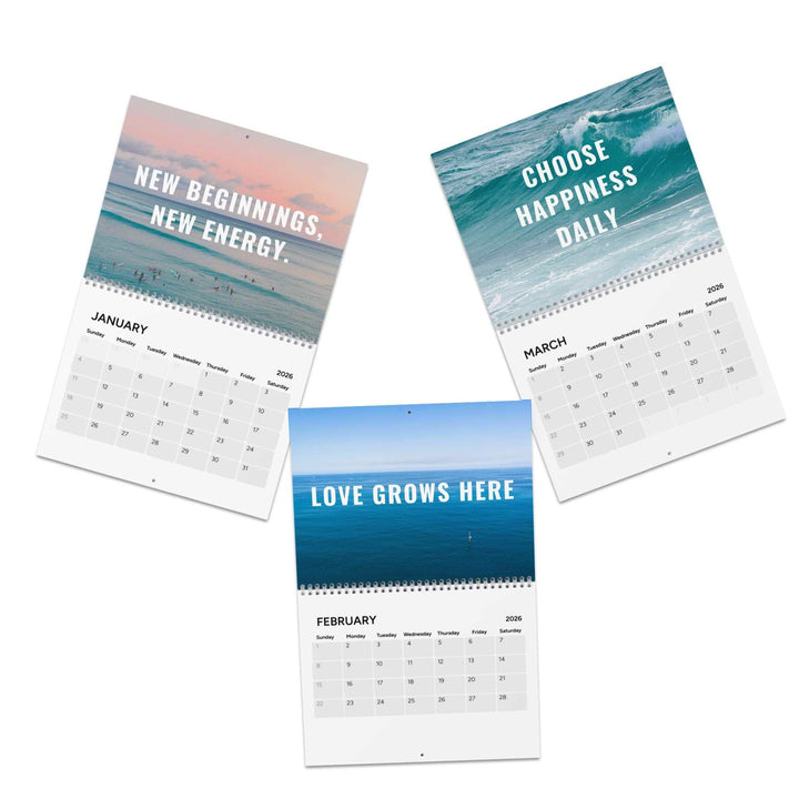 Colorful Good Vibes Calendar 2026