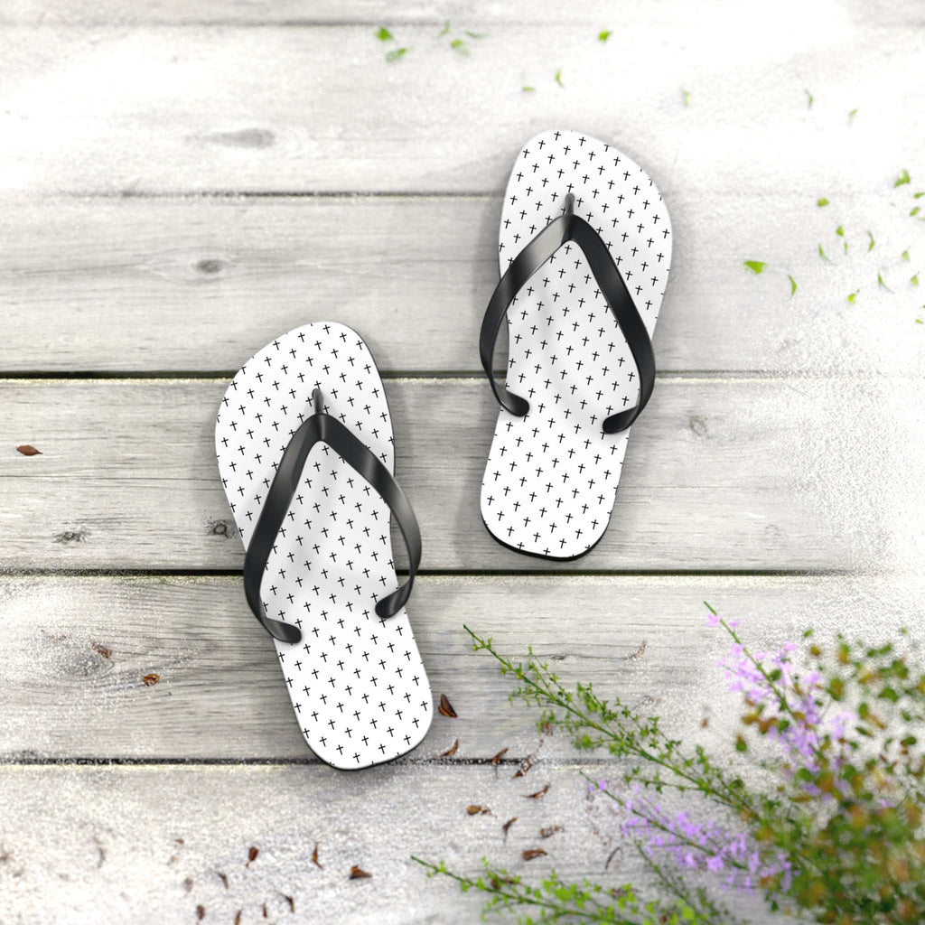 Cross Design Flip Flops