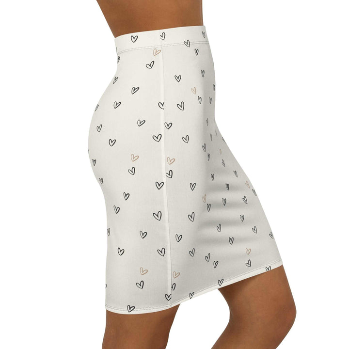 Cute Hearts Pattern Skirt