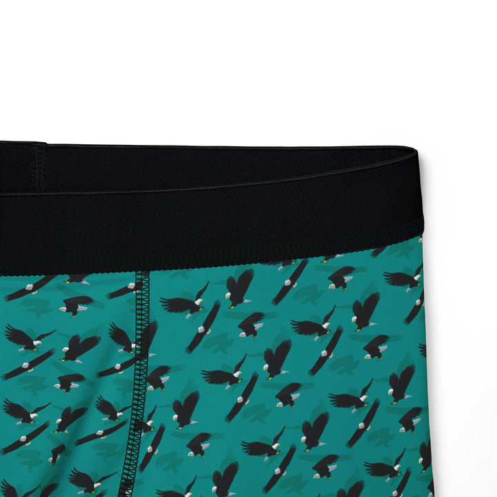 Eagle Flying Men's Boxers with stretchy, soft polyester-spandex blend
