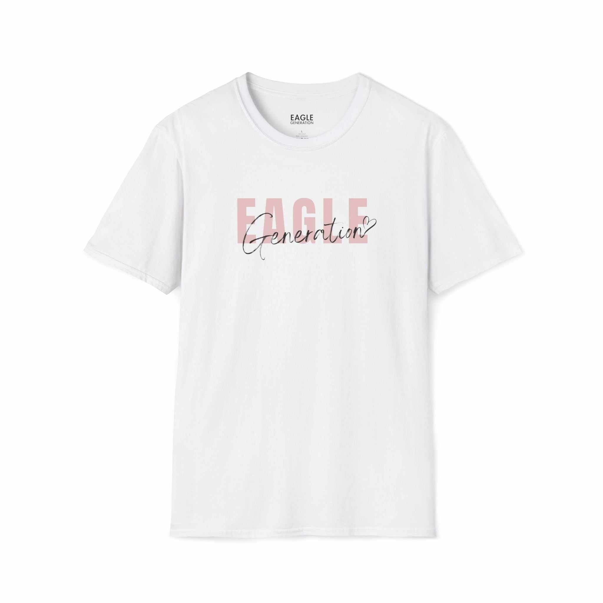 Eagle Generation Women’s T-Shirt in soft 100% cotton with classic crew neck and durable twill tape shoulders