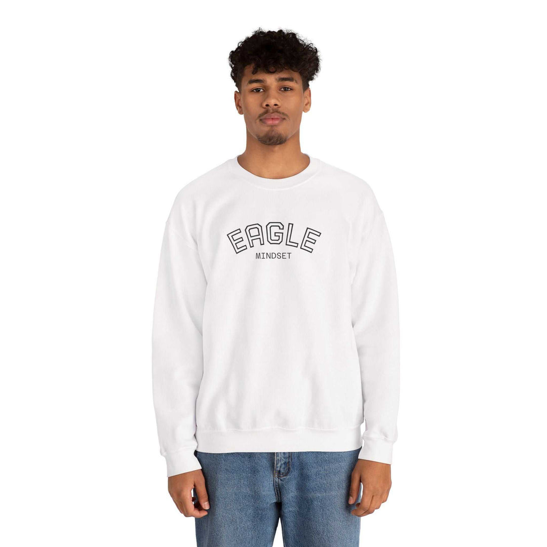 Eagle Mindset Sweatshirt with crewneck and embroidered text
