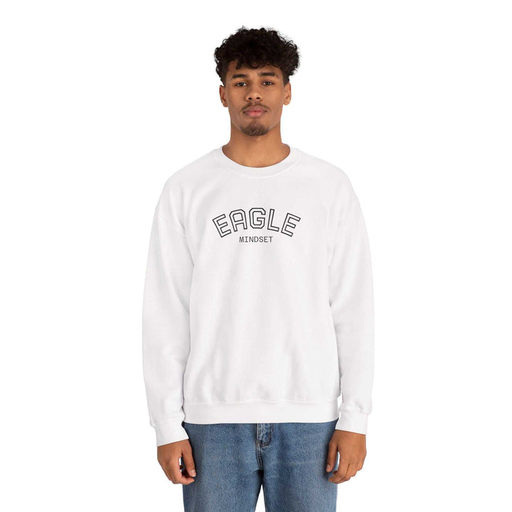 Eagle Mindset Sweatshirt with crewneck and embroidered text