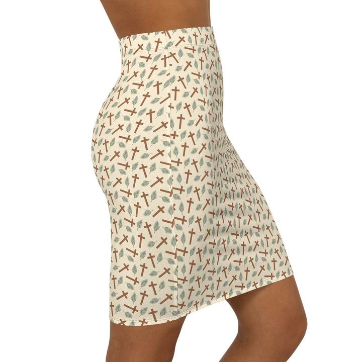 Faith-inspired Cross Design Skirt