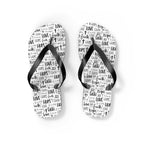 Faith Hope Flip Flops with black straps