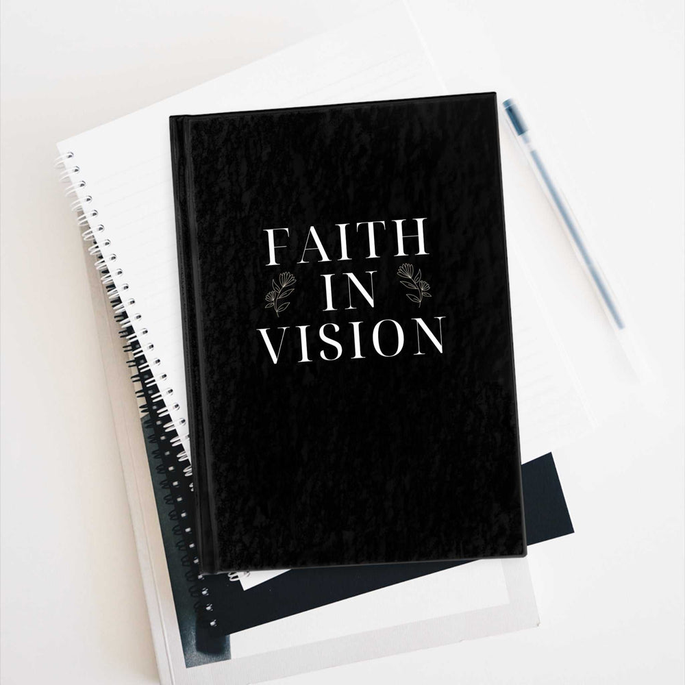 Faith In Vision Journal hardcover with 128 blank pages