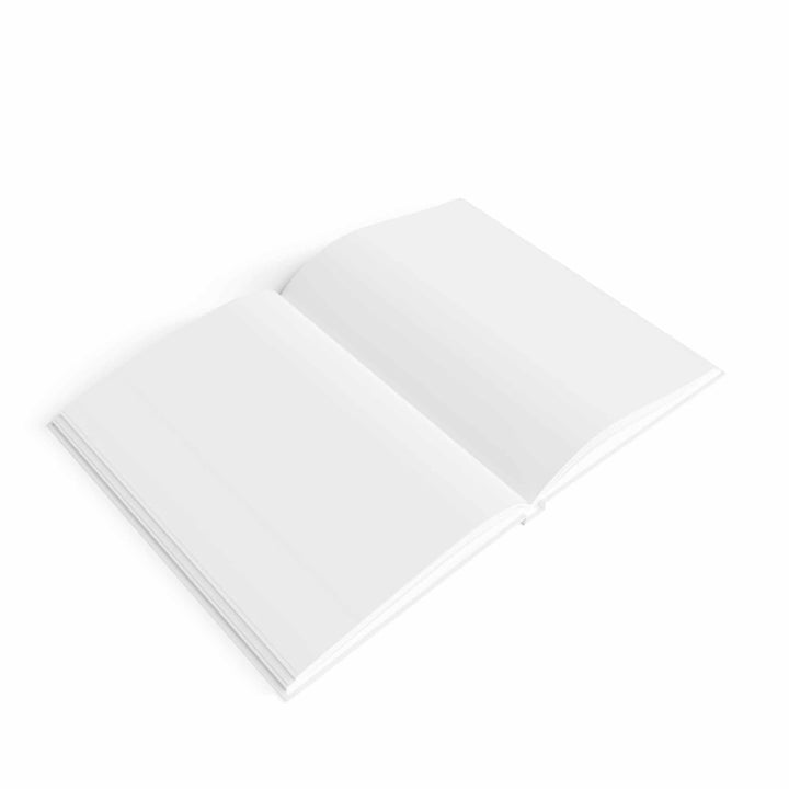 Faith In Vision Journal open to blank pages showing 128 blank sheets