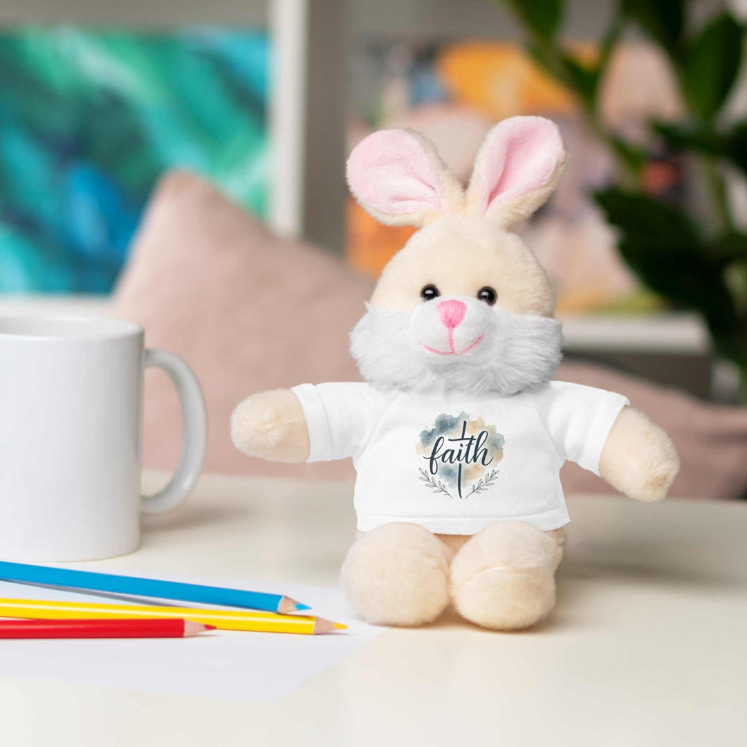 Faith Stuffed Animal Tee bunny plush