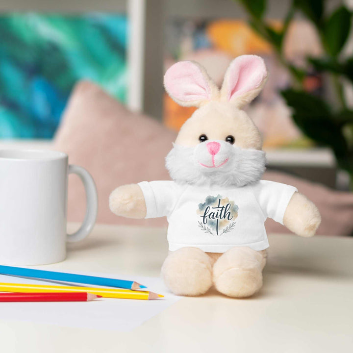 Faith Stuffed Animal Tee bunny plush