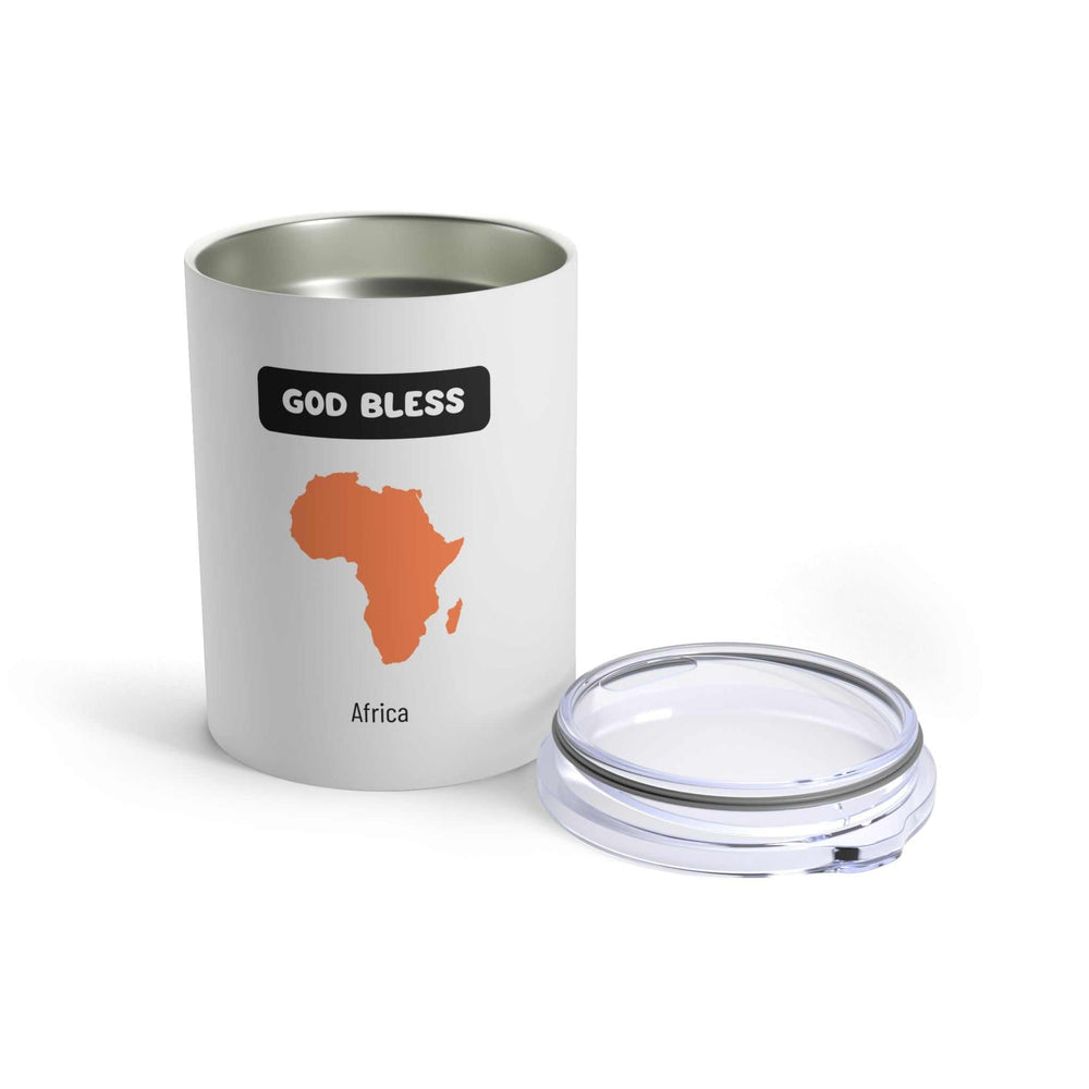 God Bless Africa Tumbler stainless steel vacuum insulated 10oz