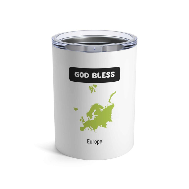 God Bless Europe Tumbler stainless steel vacuum-insulated 10oz
