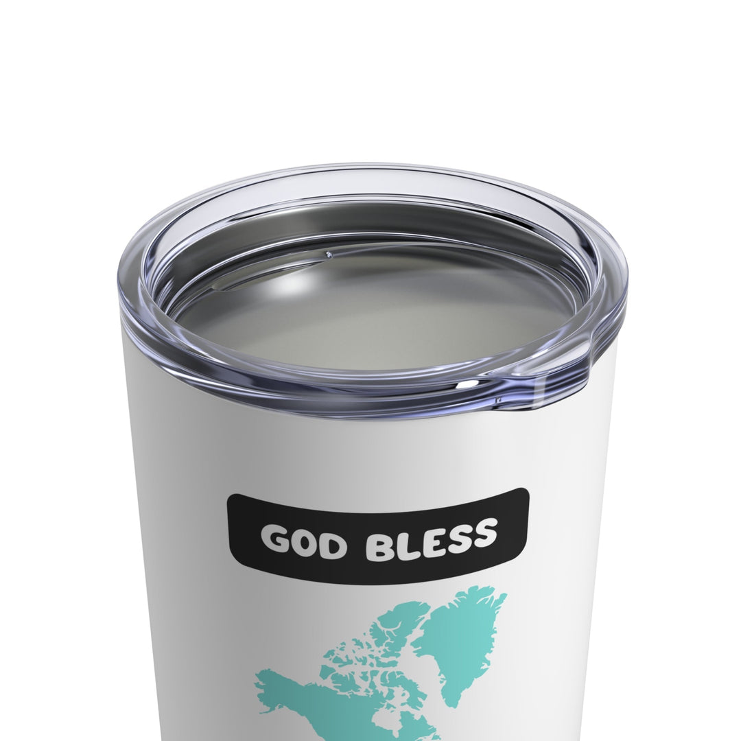 God Bless North America stainless steel vacuum insulated tumbler