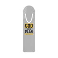 God's Plan Bookmark with inspirational text design