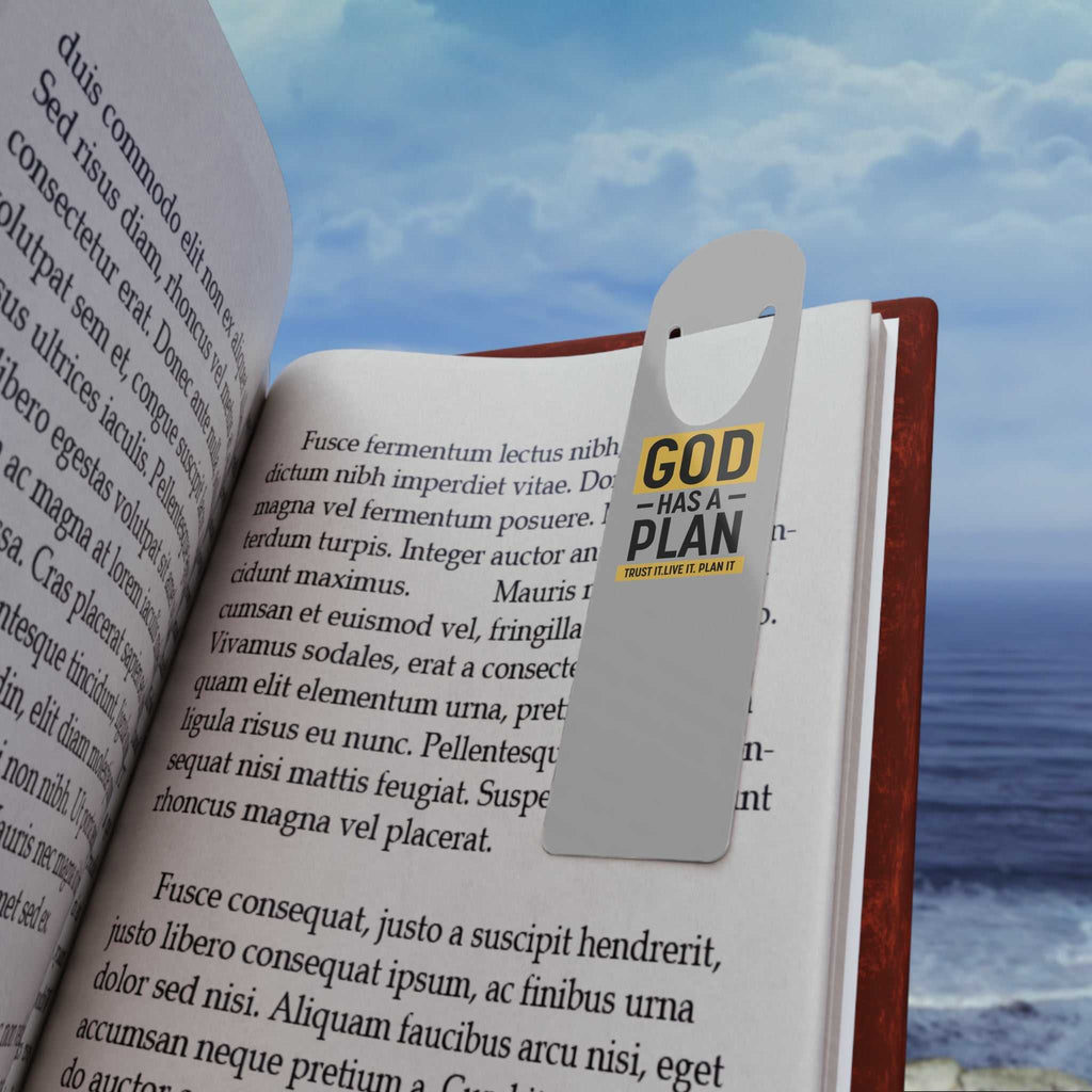 God's Plan Bookmark with text God has a plan