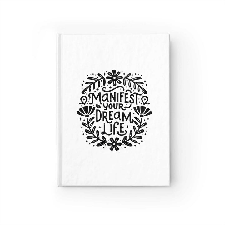 Hardcover Dream Life Journal with blank pages and floral design