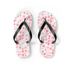 Heart pattern flip flops