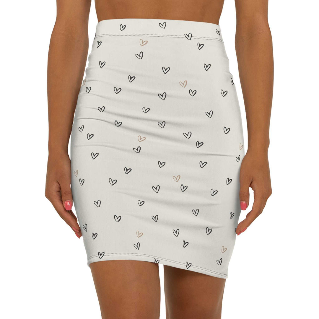 Hearts Pattern Skirt